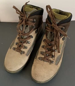 Aigle Mens Gore-Tex Waterproof Lace Up Hiking Boots Brown Suede 10 US 9.5 UK - Picture 1 of 12