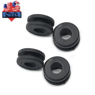 4x Motorcycle Rubber Grommet Mount Set Side Cover Fender For Yamaha 90480-12053 - Image 1 of 4