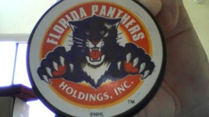 FLORIDA PANTHERS PUCK / MADE IN SLOVAKIA / VEGUM OFFICAL / 17.11.1997 - Bild 1 von 8