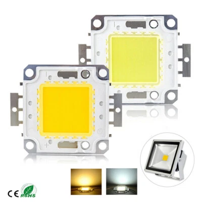 LED COB Chip10W 20W 30W 50W 70W 100W Cool/Warm White 12V/36V for LED Floodlight - Image 1 of 4