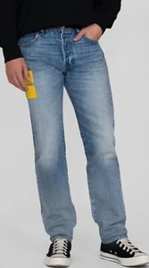 NEW Men's Levi's X LEGO 501 Authentic Straight Fit Jeans Denim ALL SIZES - Picture 1 of 12