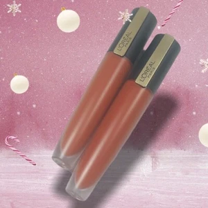 2 lápices labiales mate Loreal Rouge Signature 446 I Amaze color larga duración - Imagen 1 de 12