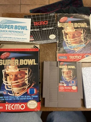 Tecmo Super Bowl Complete NES Nintendo - Image 1 of 4