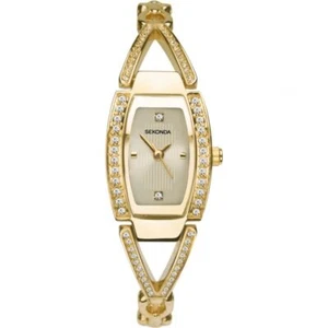 Sekonda Ladies Watch with Champagne Dial & Gold Bracelet 2772 - Picture 1 of 3