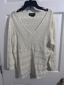 Elements Lacey Top Gr. XL süß! V-Ausschnitt - Bild 1 von 5