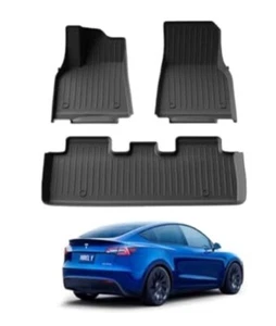 2020-2024 Tesla Model Y All-Weather Rubber Liners Floor Mats TPE - Bild 1 von 1