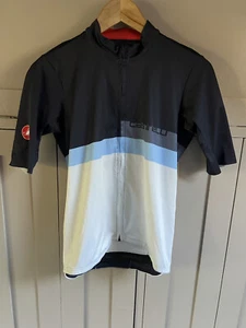 Maglia ciclismo uomo Castelli A Blocco | Nero/Bianco/Blu/Grigio | Medium | - Foto 1 di 7
