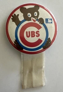 Vtg Chicago Cubs Major League Baseball 1969 Button Pin Pinback 1.75" - Picture 1 of 6