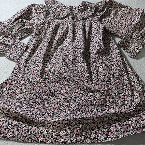 Doen Kleid T-Shirt Kleid Damen Größe Small Damen Blumen Langarm Blumen Oberteil - Bild 1 von 9
