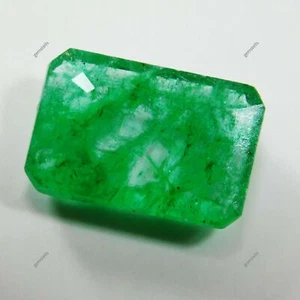 Smeraldo colombiano verde naturale 9,64 ct CERTIFICATO pietra preziosa sfusa taglio smeraldo - Foto 1 di 16