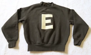 KIDS BOYS ESSENTIALS FEAR OF GOD BIG E SWEATSHIRT, SZ 8 - Picture 1 of 7