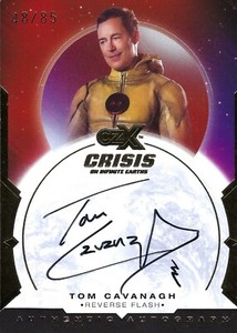 CZX Crisis on Infinite Earths Autograph TC-RF Tom Cavanagh as Reverse Flash