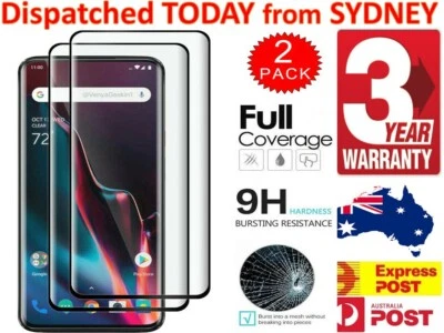 OnePlus 8T Pro 8 7 7T 6 6T 5 5T 3T Screen Protector Full Coverage Tempered Glass - Image 1 of 4