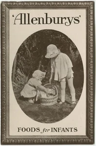 ALLENBURYS' FOOD FOR INFANTS - Advertising Postcard - Picture 1 of 2