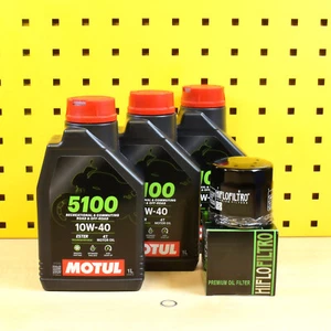 Oil Change Kit Oil Oil Filter Motul 5100 10w40 For: Suzuki VX 800 All Models VS51B - Picture 1 of 1