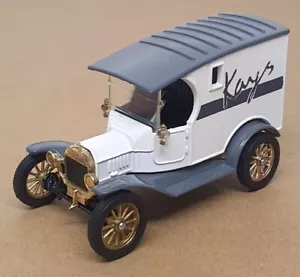 Corgi Appx 9cm Long Diecast D865/7 - Ford Model T Van (Kay's) White/Grey - Picture 1 of 5