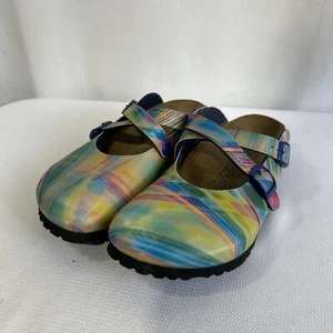 Birki's Birkenstock Dorian Mehrfarbig Leder Mary Jane Clogs US 6 EU Gr. 37 - Bild 1 von 9