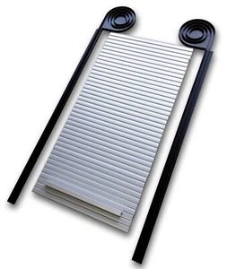 Rollladenschiebetür 400 mm x 200 mm silber Wohnmobil Campervan - Bild 1 von 10