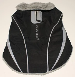 Vivaglory Perro Chaqueta Abrigo Ropa PEQUEÑA Reflectante Forrada de Felpa 13" Largo - Imagen 1 de 2
