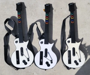 Nintendo Wii Guitar Hero Lot [3] Gibson Les Paul Wireless Red Octane (95125.805) - Picture 1 of 9