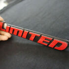 3D Metal Red & Black Limited Car Fender Emblem Trunk Sport Badge Decal Sticker