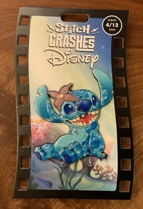 Brand New Stitch Crashes Disney Collectible Jumbo Pin : The Little Mermaid 4/12 - Picture 1 of 3