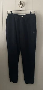 Travis Mathew Boys Sz Large Black Cloud Fleece Joggers Pants 1BV120 - Picture 1 of 8