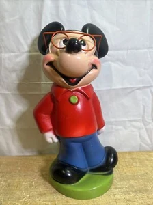 Play Pal Plastics Walt Disney Mickey Mouse Bank Vintage S4 - Picture 1 of 9