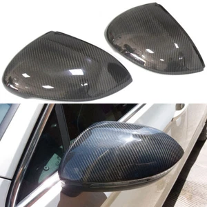 Real Carbon Fiber For Passat Touring CC Magotan 2017-23 Car Side Mirror Cover - Picture 1 of 11