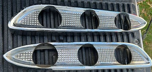 1959 EDSEL TAIL LIGHT HOUSINGS PAIR RAT ROD CUSTOM 59 RANGER CORSAIR - Picture 1 of 4