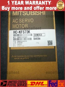 Servomotor MITSUBISHI HC-KFS73K HCKFS73K nuevo en caja envío rápido gratuito - Imagen 1 de 17
