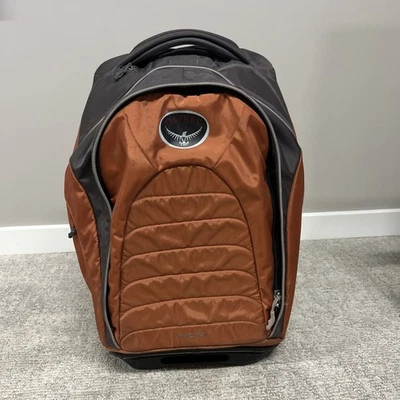 Osprey Vector Shuttle Rolling Luggage Carry On Travel Bag Large Suit Case Orange - Image 1 of 4