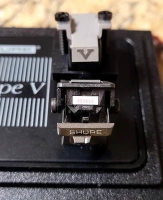 Cartucho Shure V15 tipo V-MR con todos los accesorios y nuevo lápiz óptico NOS VN5MR Foto 1 de 4
