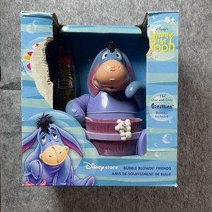 Vintage Disney Winnie Puuh Eeyore Spielzeug Blasengebläse Maschine Neu in Box RAR - Bild 1 von 7