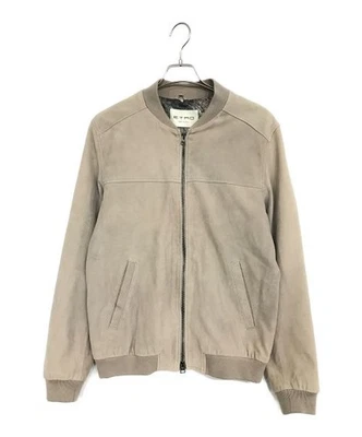 麂皮轰炸机夹克男式皮革秋季休闲外套 — 第 1/4 张图片