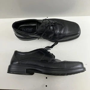 Lo último Zapatos de Cuero para Hombres Negros con Cordones Reino Unido Talla 8 - Imagen 1 de 7