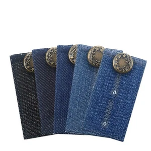 Waistband Extenders by | Button Extender for Pants | Denim Material | Pack of... - Picture 1 of 9