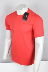 Under Armour Men's Shirt Rush Vanish Energy Short Sleeve S Small Red 1383979 814 - Picture 1 of 4