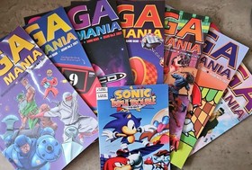 Sega Mania Magazine UK Issues 1-7 inc. Mini Sonic Fan Cimic