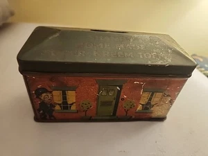 VINTAGE TIN FOR SHARPS SUPER KREEM TOFFEE - Picture 1 of 7