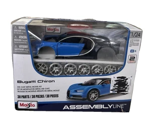 Maisto 1:24 Bugatti Chiron Assembly Line Model New In Box - Picture 1 of 4