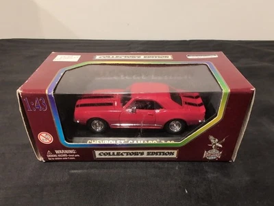 1967 Chevrolet Camaro Z-28 Red 1/43 Diecast Model Car Road Signature - Image 1 of 4