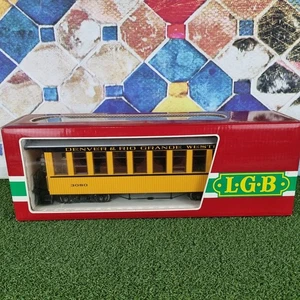 LEHMANN LGB G Gauge 3080 DENVER RIO GRANDE Passenger CAR Boxed - Picture 1 of 9