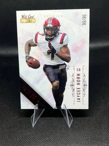 2021 Wild Card Matte #MBC-15 Jaycee Horn 20 Stripe #/99 - Picture 1 of 2