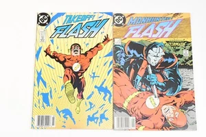 Flash #22 January 1989, DC Comics Manhunted Takeoff Flash #24 Mar 1989 - Picture 1 of 3