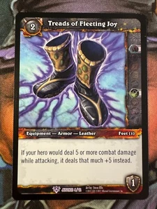 Juego de cartas coleccionables World of Warcraft Promo Justice 4/12 pisadas de alegría fugaz - Imagen 1 de 2