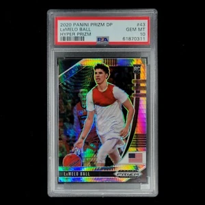 PSA 10 GEM MT LaMelo Ball RC 💎- 2020-21 Selecciones del draft Hyper Prizm Holo Rookie #43 - Imagen 1 de 2