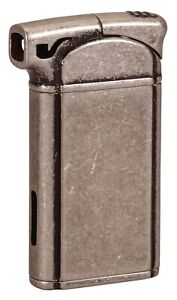 Vertigo Crosby Antique Pewter Butane Pipe Lighter, Removable Tamper & Reamer