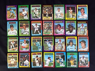 1975 Topps Mini "Base" Baseball Cards (Complete Your Set - You Choose!) - Image 1 of 2