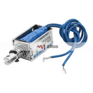 JF-0730B DC 12V 300mA Linear Pull Type Open Frame Solenoid Electromagnet 10mm✦Kd - Picture 1 of 4